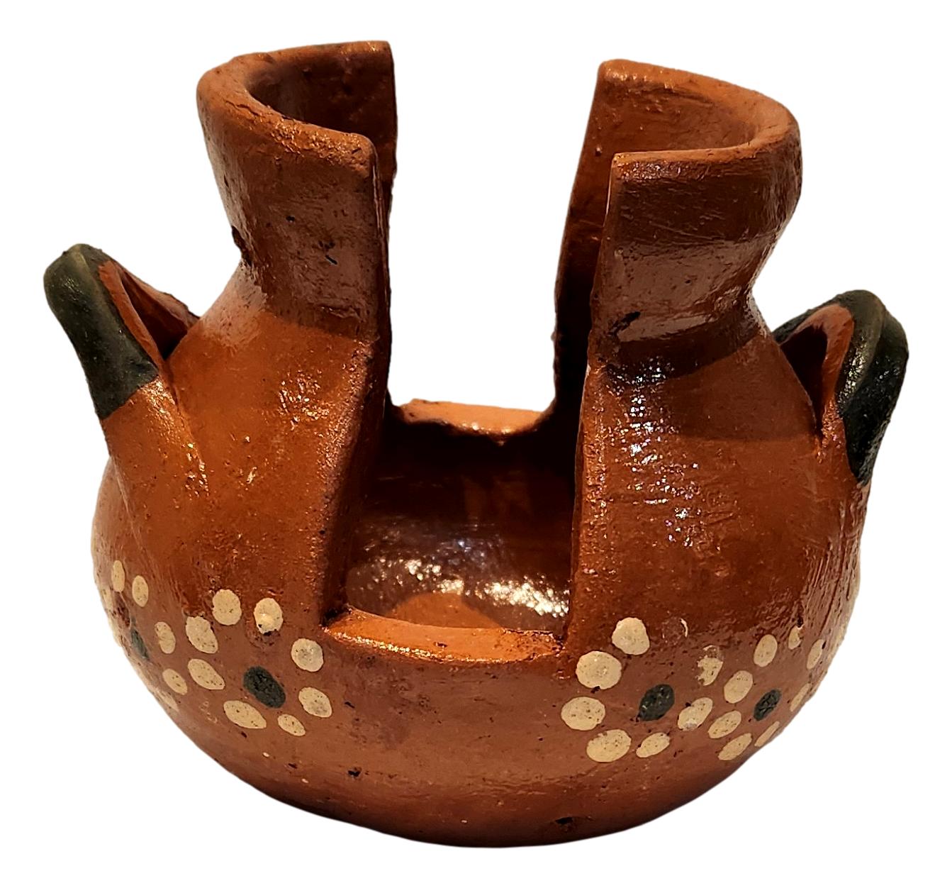 Napkin Hodlers Brown Clay Made in Mexico - Ysleta Mission Gift Shop