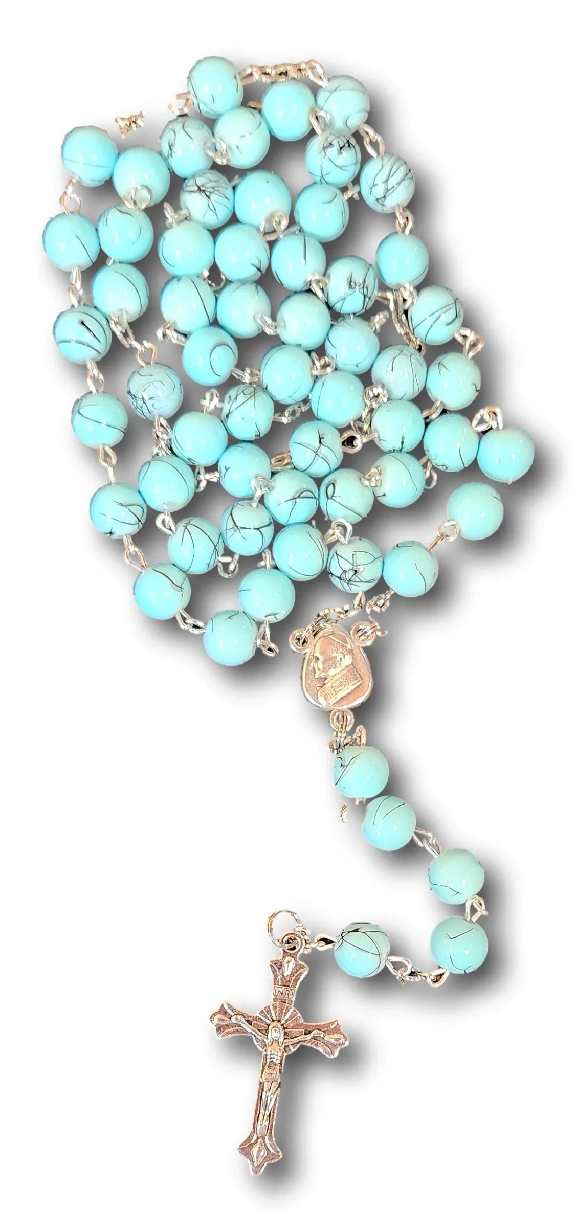 Rosary John Paul II Sterling Silver - Ysleta Mission Gift Shop