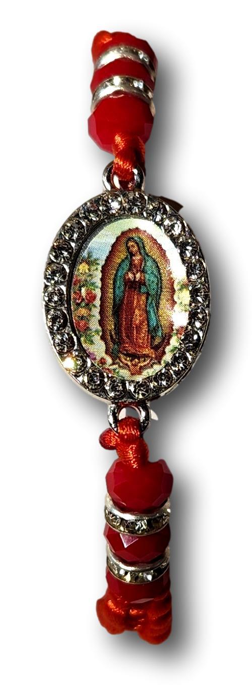 Bracelet Adjustable Hand-Woven Various Saint Images - Ysleta Mission Gift Shop