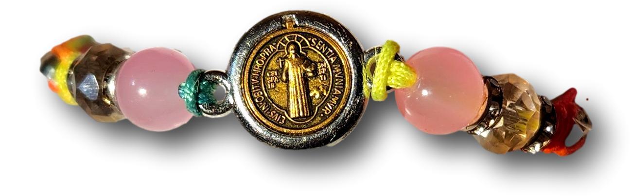 Bracelet Adjustable Hand-Woven Various Saint Images - Ysleta Mission Gift Shop