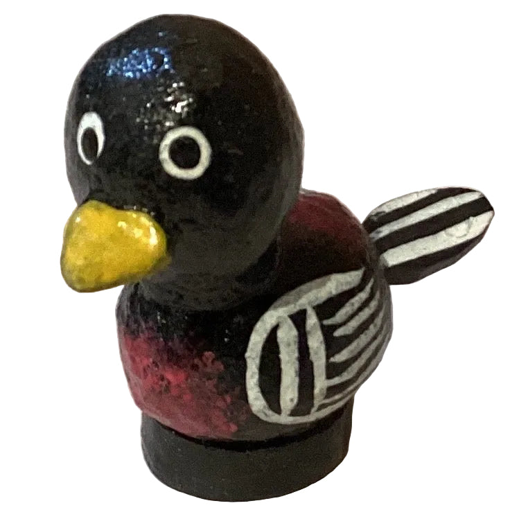Ysleta Mission Gift Shop 2-foot birds gourd figurine with wobbling tail, perfect for home and garden decor.