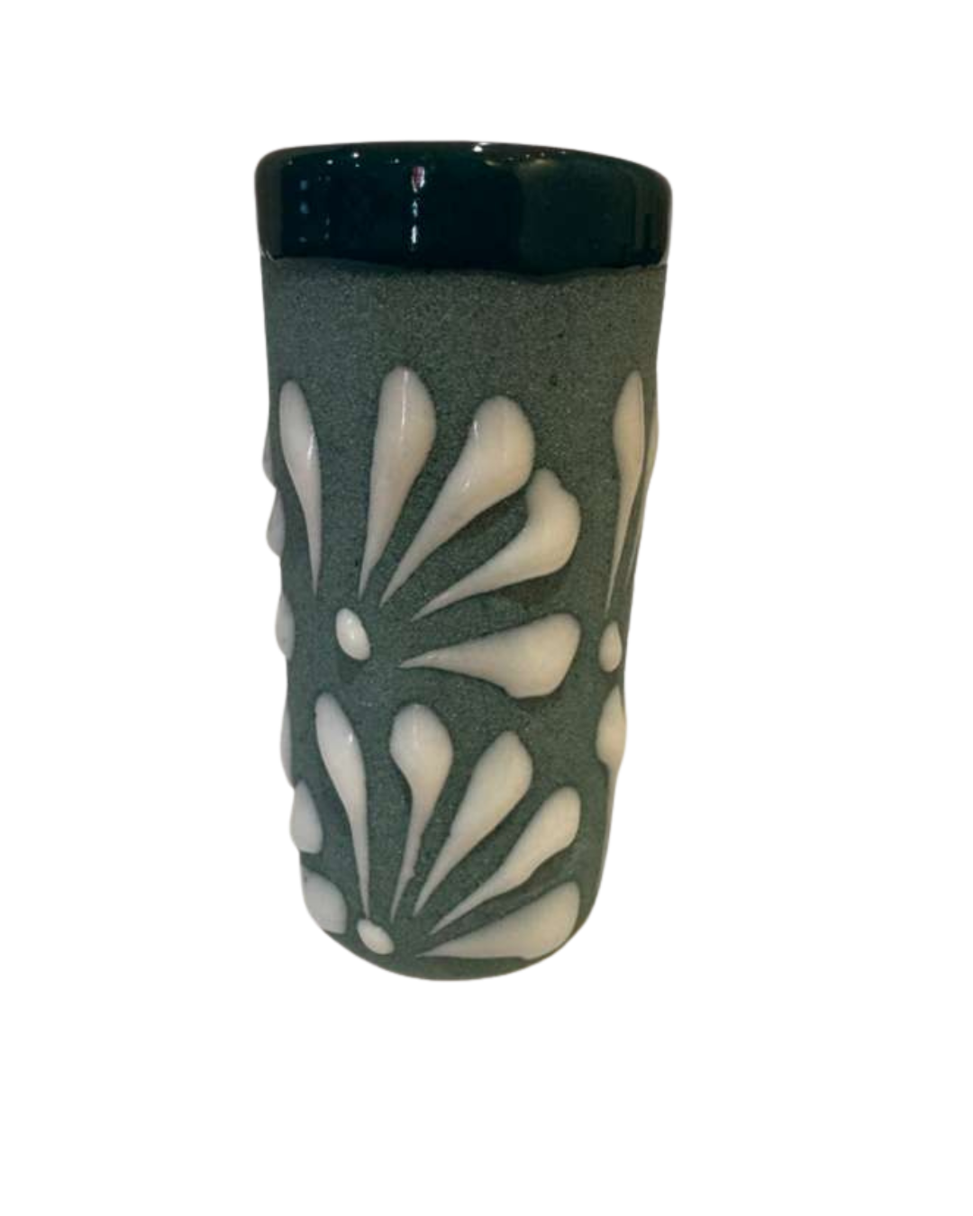 Clay Shot Glass Glazed, Lead-Free 3" Handmade in Mexico - Ysleta Mission Gift Shop