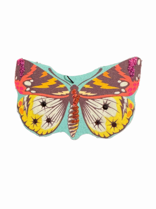 Ornament Butterfly Fabric Images Various Designs 4 in. X 3 in. - Ysleta Mission Gift Shop