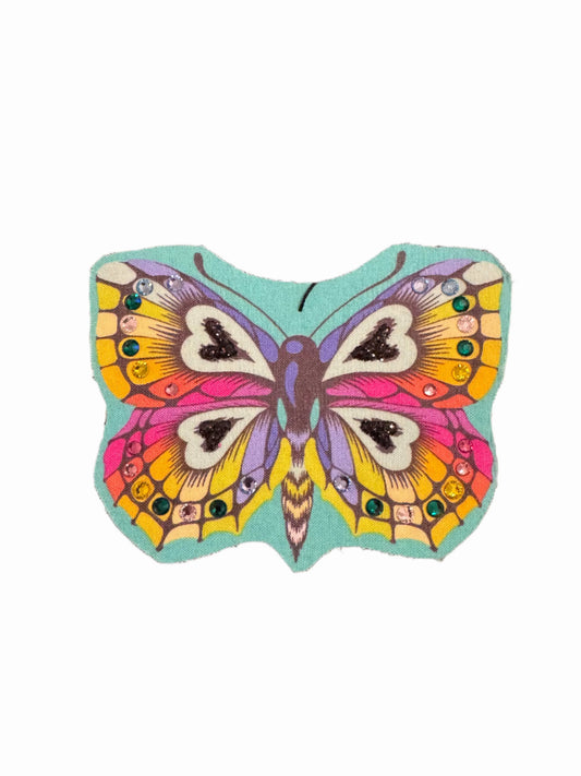 Ornament Butterfly Fabric Images Various Designs 4 in. X 3 in. - Ysleta Mission Gift Shop