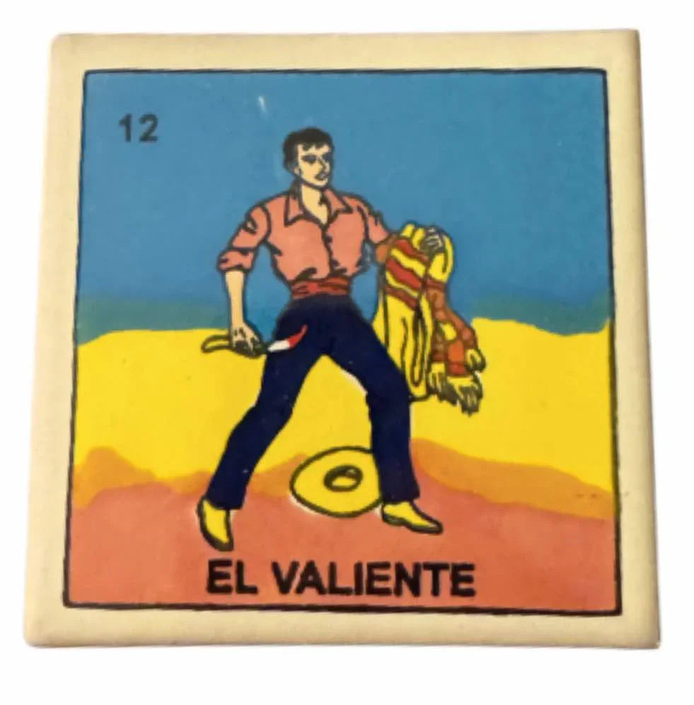 Mexican Ceramic Tile Coasters – Various Artistic Designs, Made in Mexico - Ysleta Mission Gift Shop