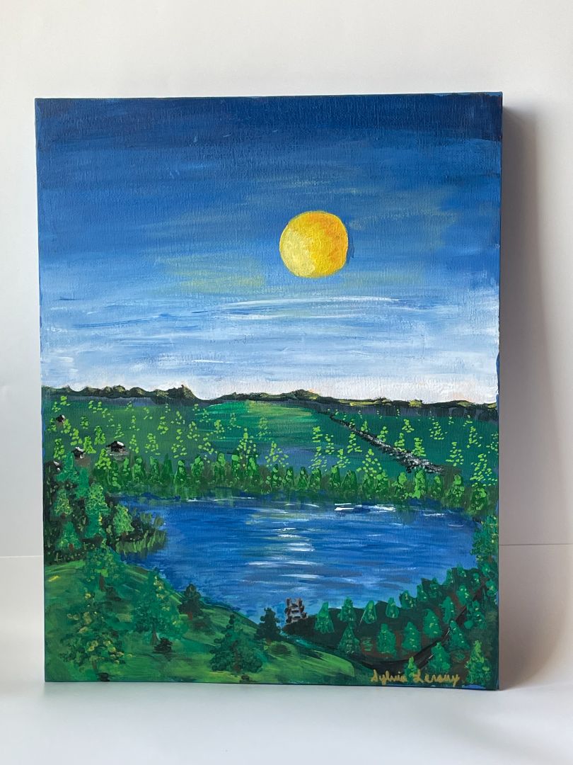 Acrylic painting 11x14 buy on canvas