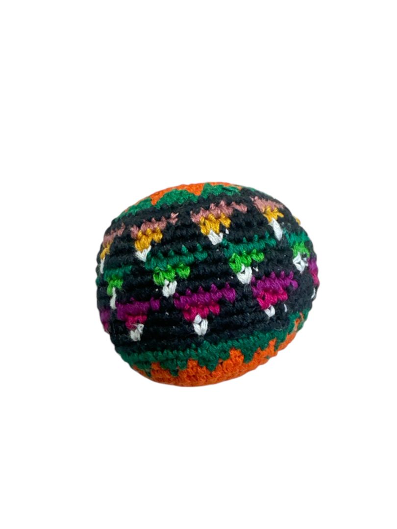 Traditional Mexican Hacky Sack – Hand-Sewn Footbag Stress Ball Toy - Ysleta Mission Gift Shop