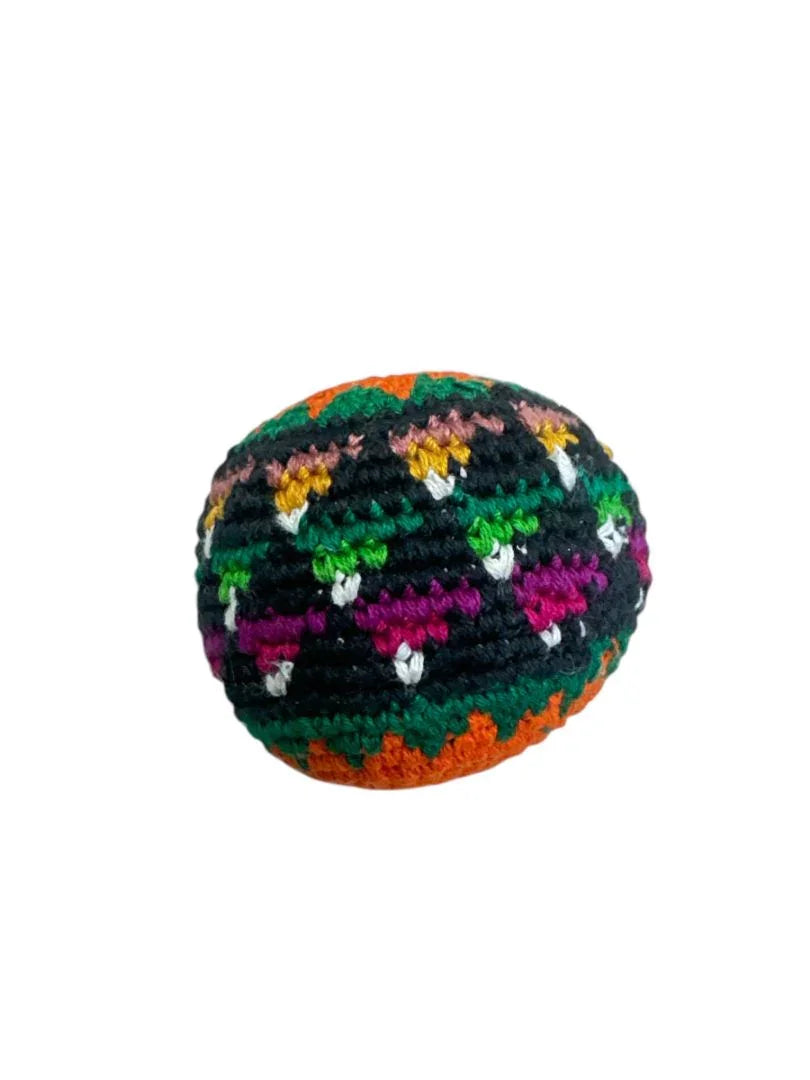 Traditional Mexican Hacky Sack – Hand-Sewn Footbag Stress Ball Toy - Ysleta Mission Gift Shop