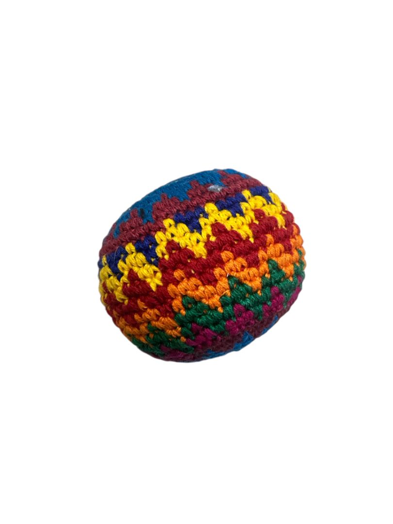 Traditional Mexican Hacky Sack – Hand-Sewn Footbag Stress Ball Toy - Ysleta Mission Gift Shop