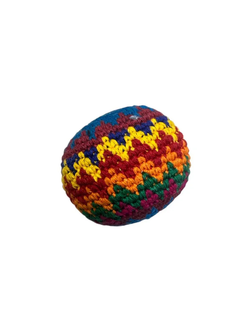 Traditional Mexican Hacky Sack – Hand-Sewn Footbag Stress Ball Toy - Ysleta Mission Gift Shop