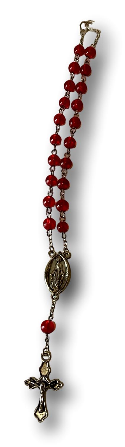 F CatholicCarRosary_2-DecadeRearviewMirrorRosaryforTravelPrayer_DivineProtection