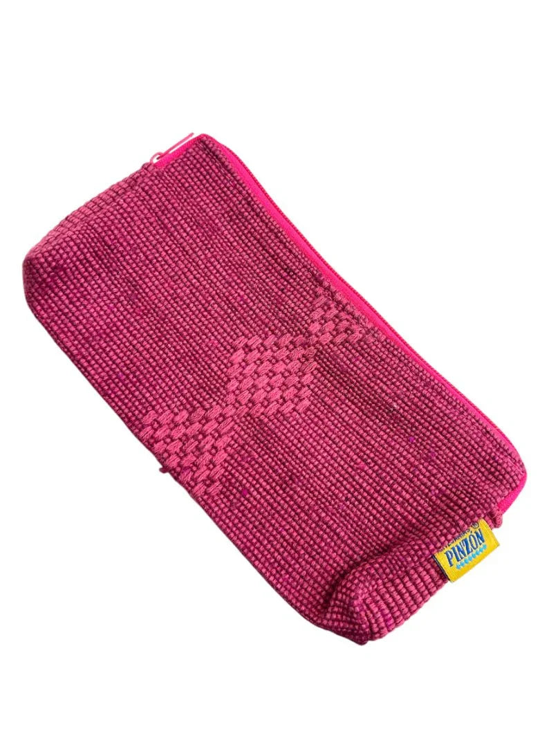 Mercado Zip Pouch – Multicolor Boho Bag for Makeup or Change - Ysleta Mission Gift Shop