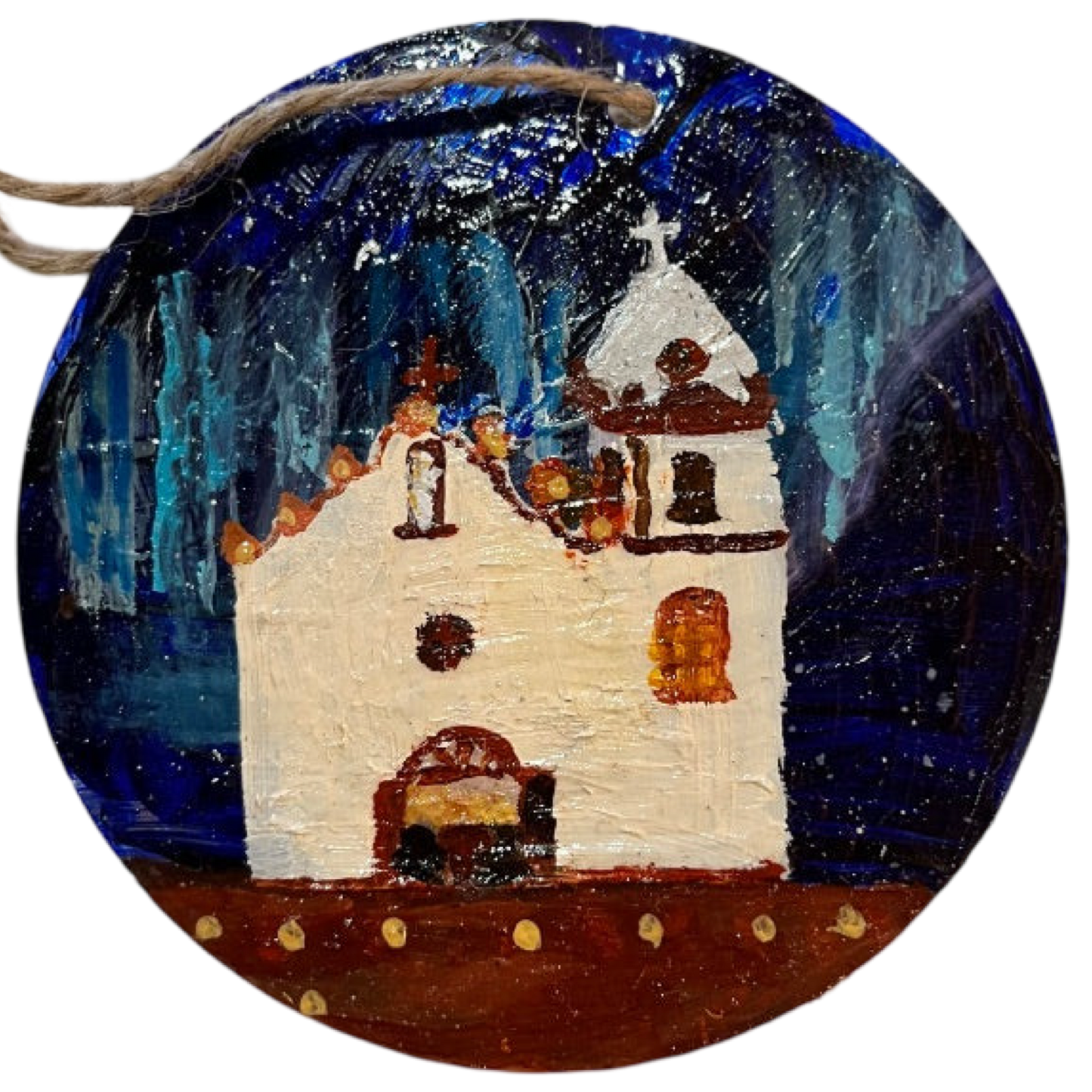 Hand-Painted Ornaments – Faith-Inspired Décor | Unique Religious Gift