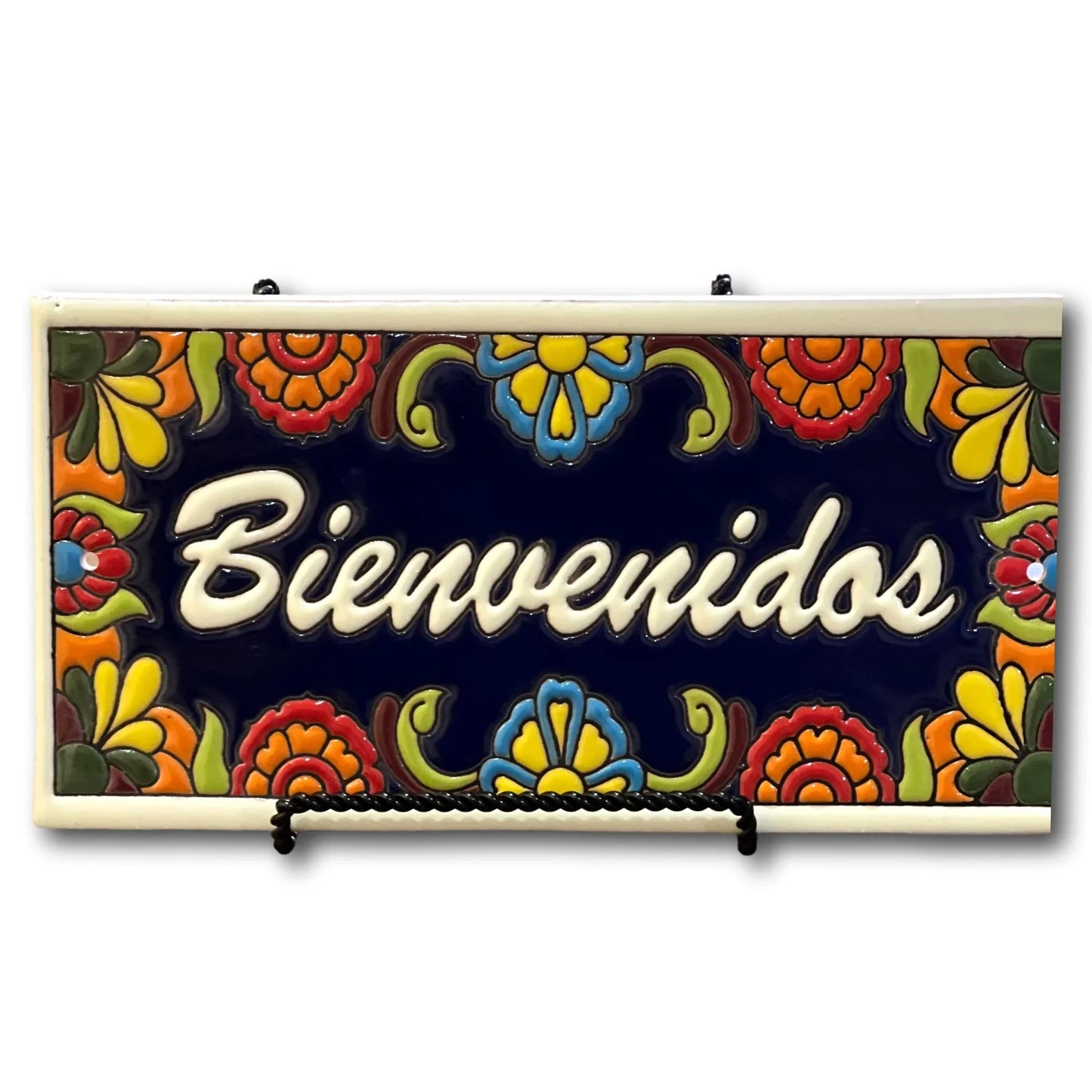 Handcrafted Decorative Spanish Greeting Tiles – Welcome & My House Designs