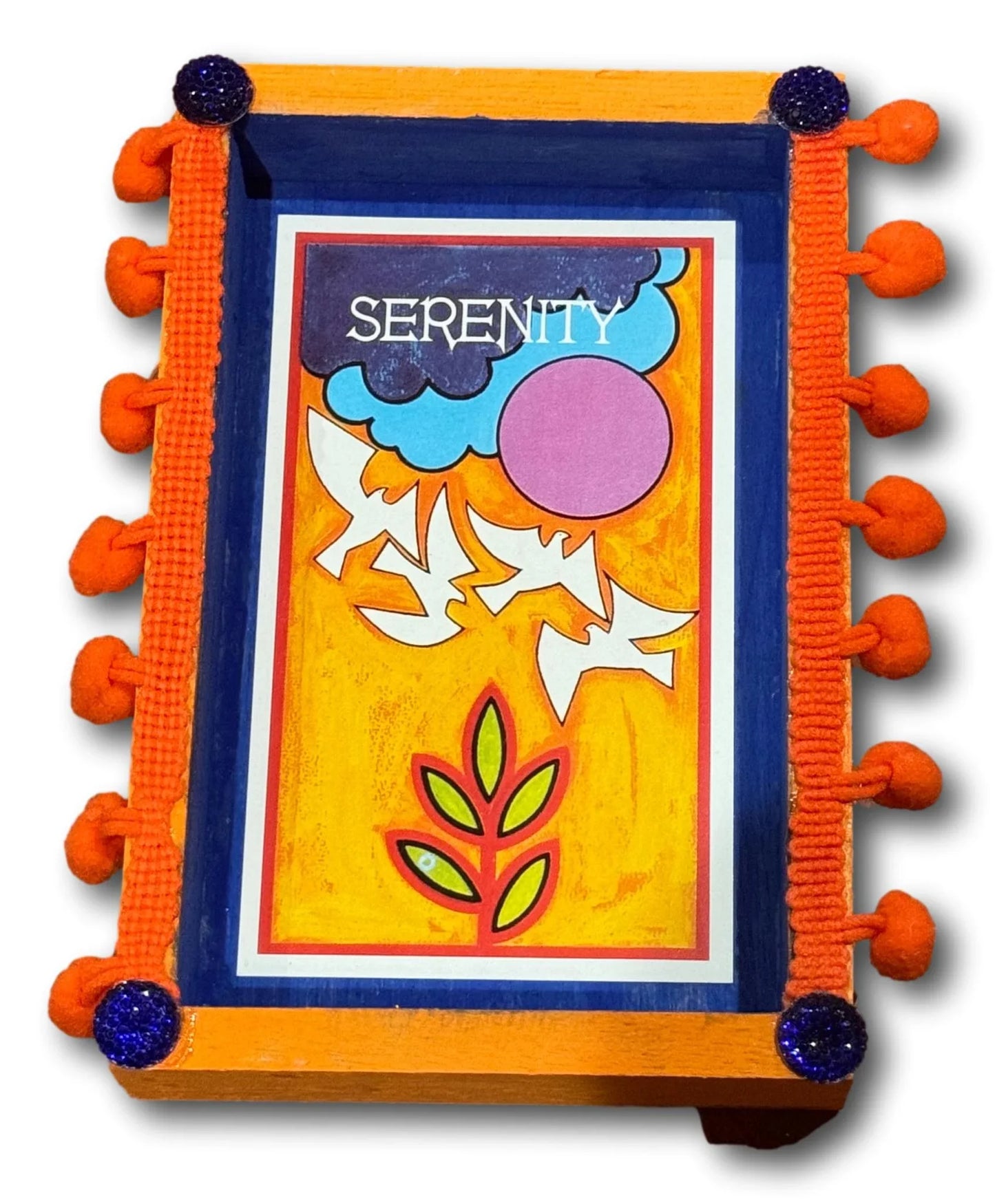 Handmade Nichos with Vintage Saints Prayer Cards, – Upcycled Mexican Art - Ysleta Mission Gift Shop