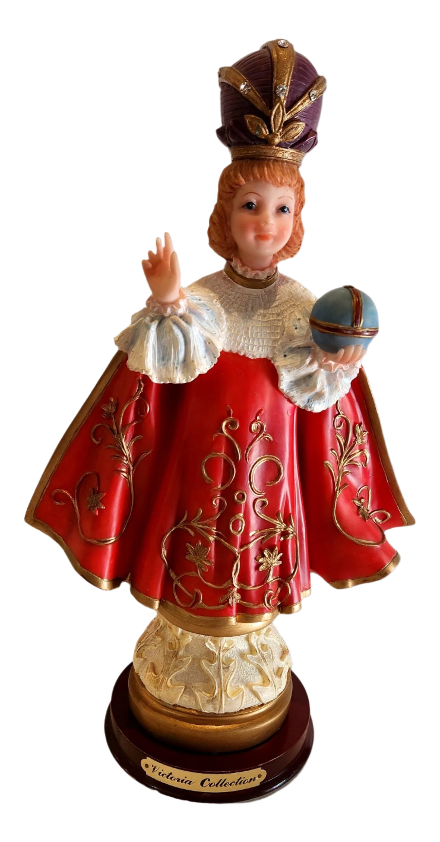 Infant Jesus of Prague Statue – Victoria Collection, 12" x 4"