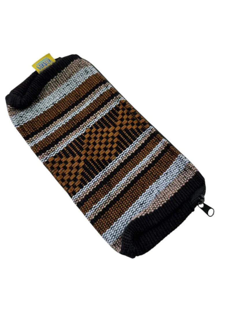 Mercado Zip Pouch – Multicolor Boho Bag for Makeup or Change - Ysleta Mission Gift Shop
