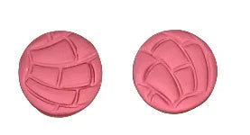 Mexican Sweetbread Conchas Earrings – Polymer Clay with 18K Gold Plated Studs - Ysleta Mission Gift Shop