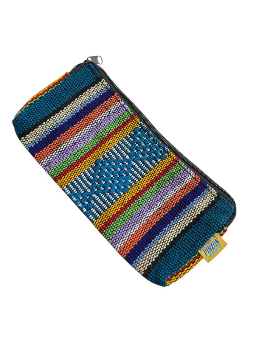 Mercado Zip Pouch – Multicolor Boho Bag for Makeup or Change - Ysleta Mission Gift Shop
