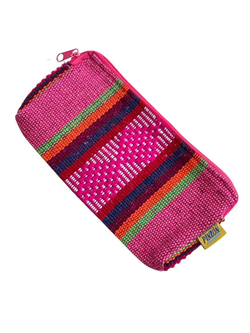 Mercado Zip Pouch – Multicolor Boho Bag for Makeup or Change - Ysleta Mission Gift Shop
