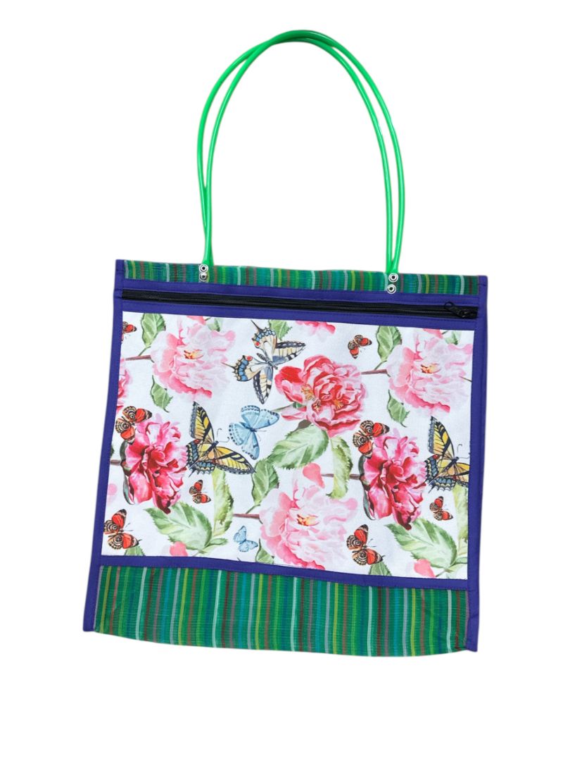 Mercado Zip Pouch – Multicolor Boho Bag for Makeup or Change