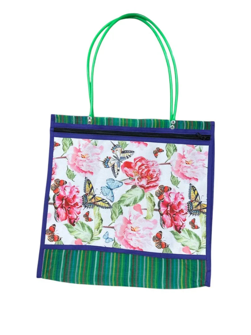 Mercado Zip Pouch – Multicolor Boho Bag for Makeup or Change - Ysleta Mission Gift Shop