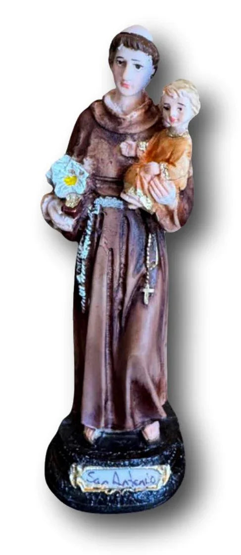 Saint Anthony statue Resin Catholic Figurine 8.5 inches Prayer Gift - Ysleta Mission Gift Shop