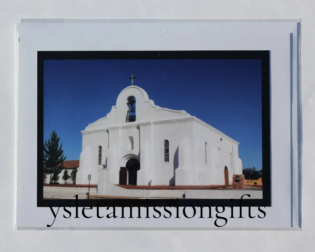 San Elizario Chapel Notecard – 5" x 7" with Envelope Heavyweight - Ysleta Mission Gift Shop
