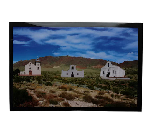 El Paso Mission Trail 5" x 7" Note Card with Envelope, Heavyweight White Paper - Ysleta Mission Gift Shop