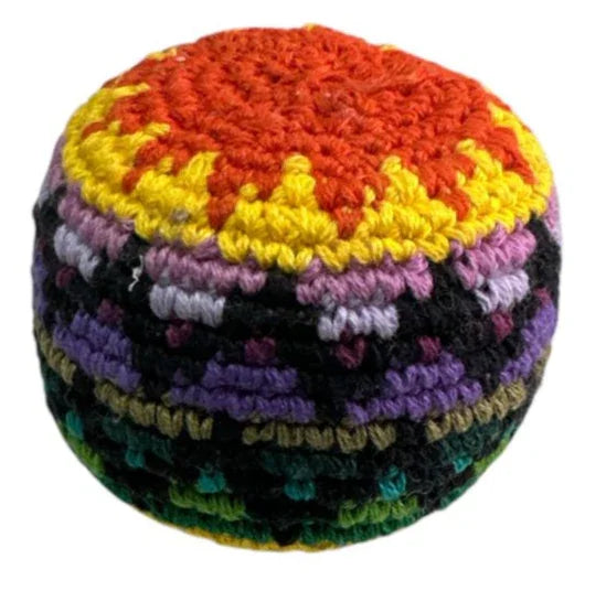 Traditional Mexican Hacky Sack – Hand-Sewn Footbag Stress Ball Toy - Ysleta Mission Gift Shop