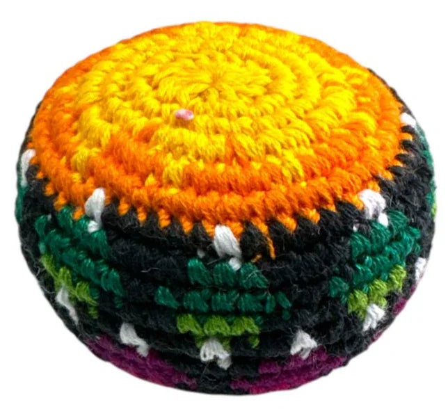 Traditional Mexican Hacky Sack – Hand-Sewn Footbag Stress Ball Toy - Ysleta Mission Gift Shop