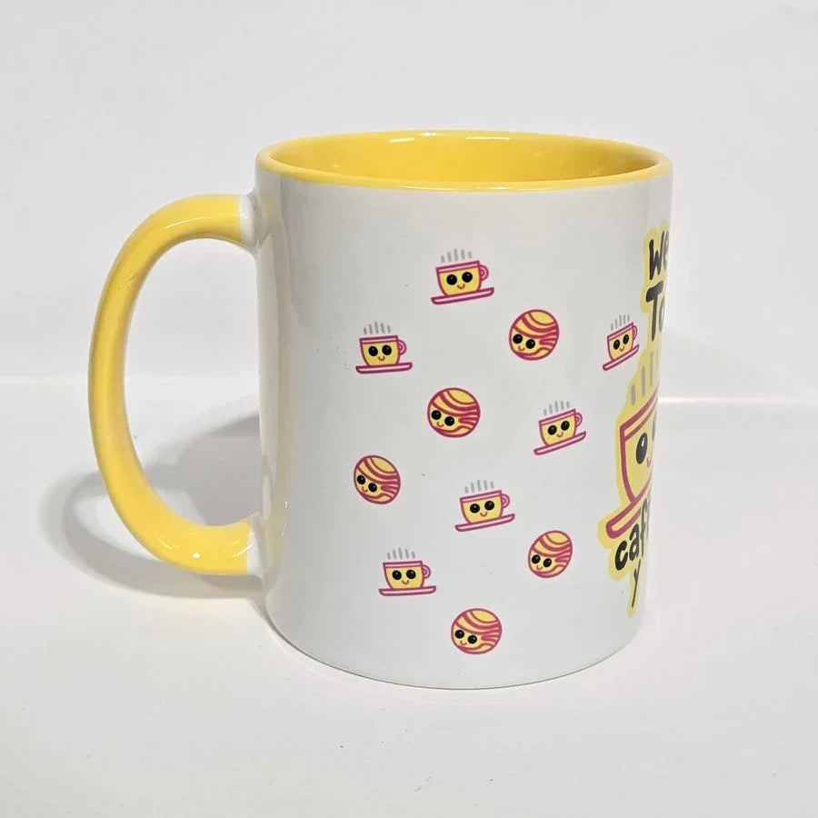 Cafecito and Pan Coffee Mug – Vibrant 15 oz Ceramic Gift for Loved Ones - Ysleta Mission Gift Shop