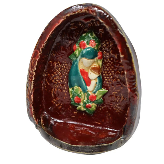 Virgen & Baby Ceramic Wall Hanging – Tealight Holder 6x5 in A