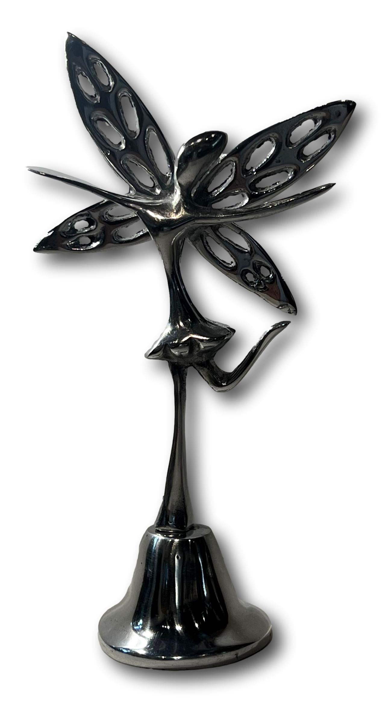 Winged Ballerina Pewter Figurine – Inspirational Gift for Dancers 6.5x3"