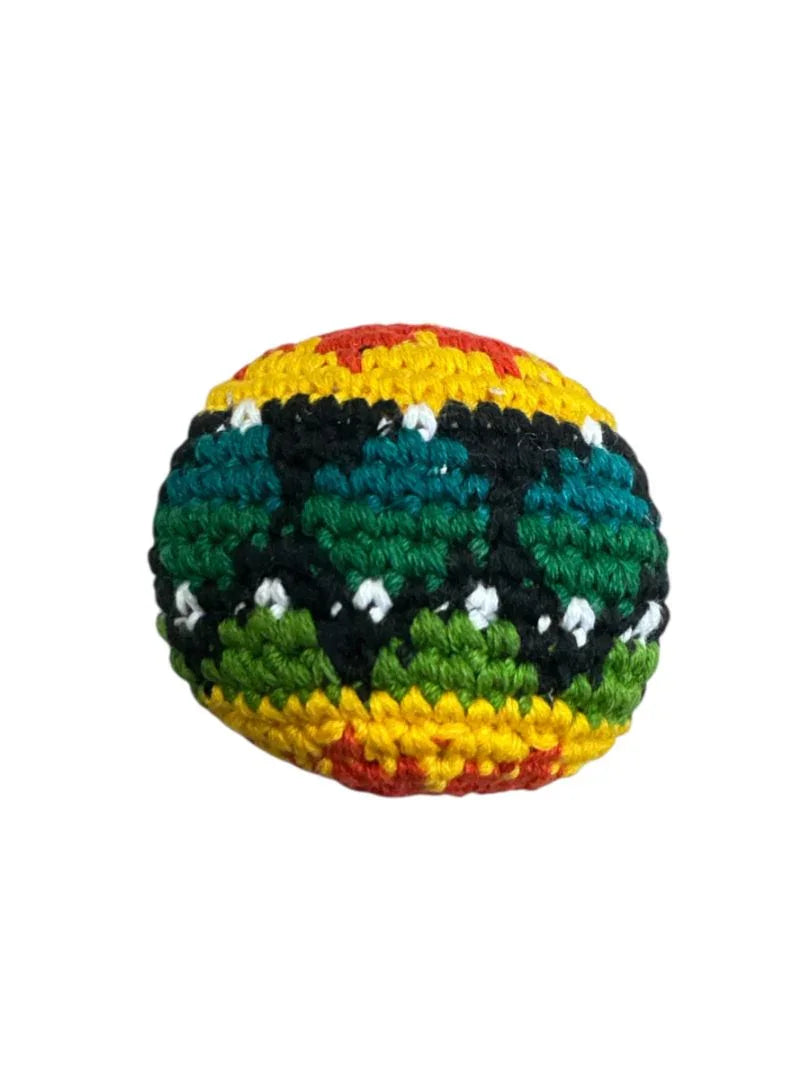 Traditional Mexican Hacky Sack – Hand-Sewn Footbag Stress Ball Toy - Ysleta Mission Gift Shop