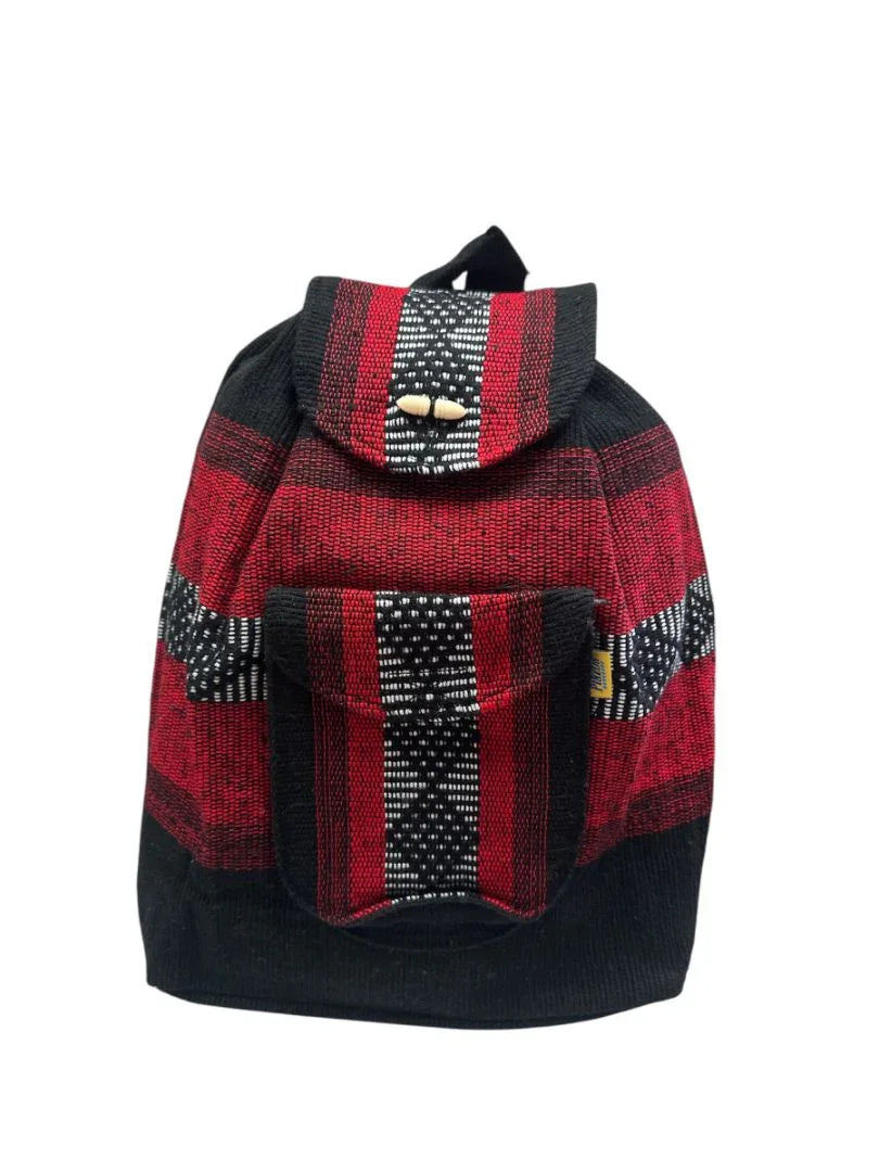Pinzon Rasta Backpack Handcrafted Rasta-Inspired Artisan Backpack - Ysleta Mission Gift Shop