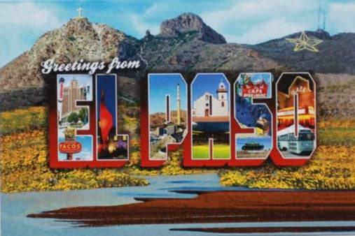 El Paso Cardstock Postcard – 4" x 6" - Ysleta Mission Gift Shop