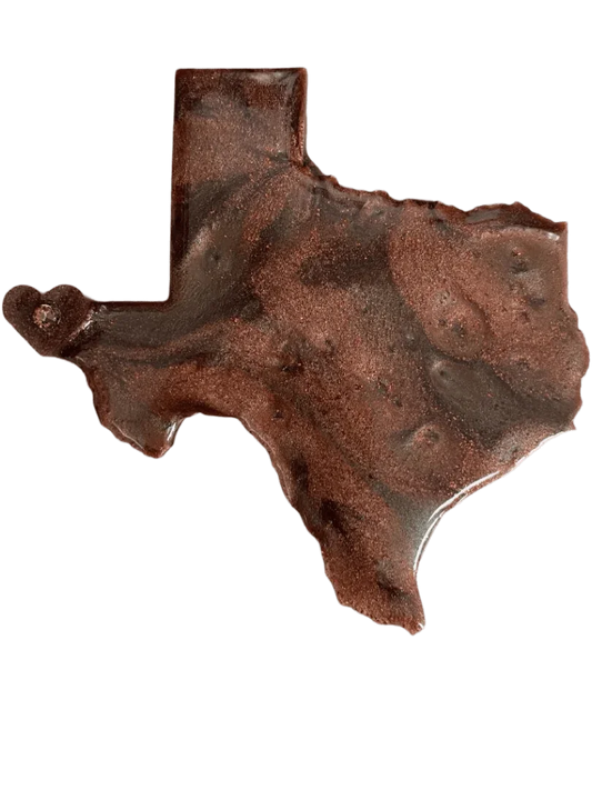 El Paso Heart Texas Resin Magnet – Wood Backing 6x4 - Ysleta Mission Gift Shop