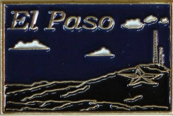 El Paso Pin – Die-Struck Soft Enamel 1.25 inches - Ysleta Mission Gift Shop