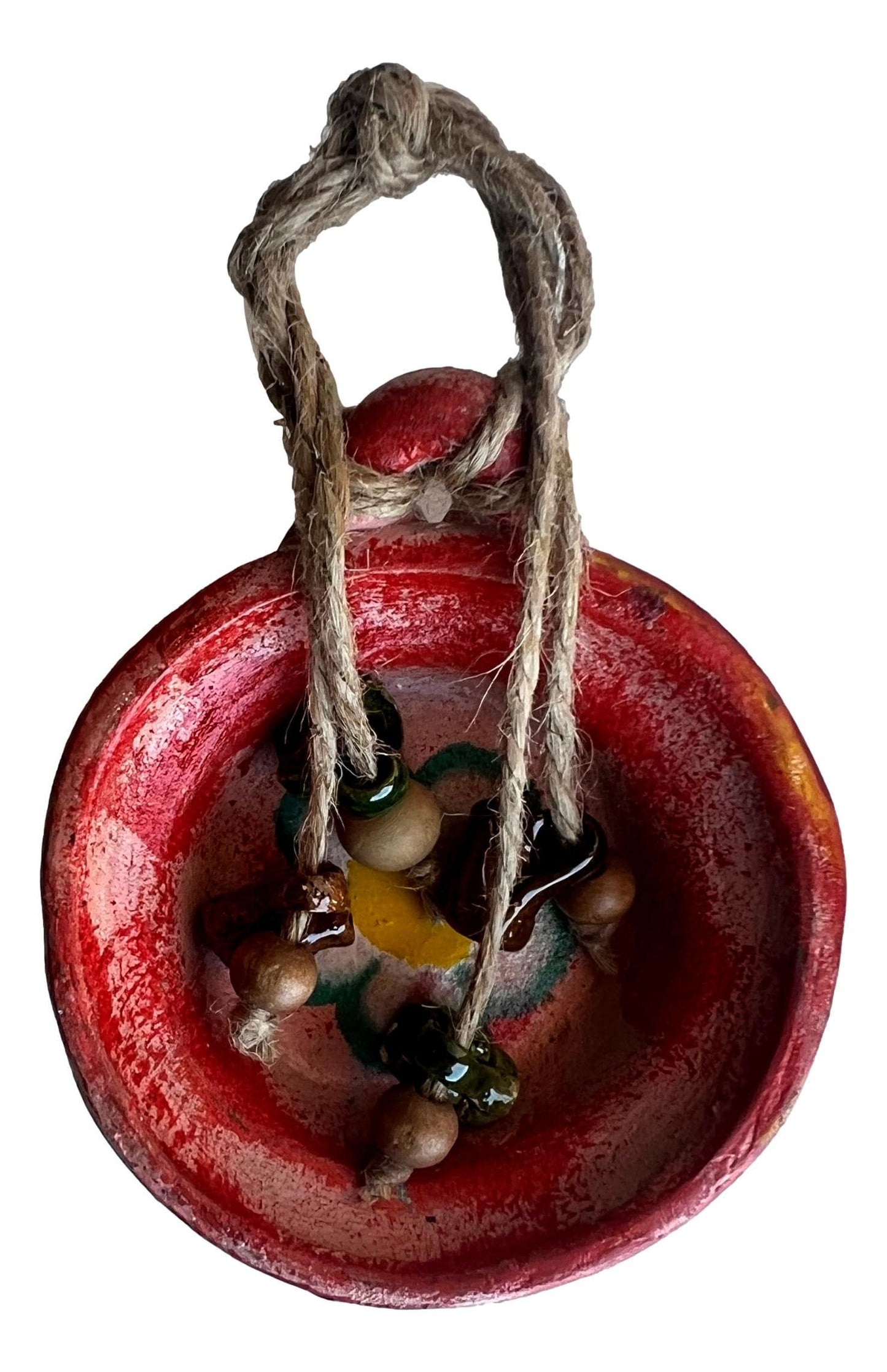 Home Decor Wall Hanging – Mexican "Charola" Tray and Mug Miniatures, 3"x3" - Ysleta Mission Gift Shop