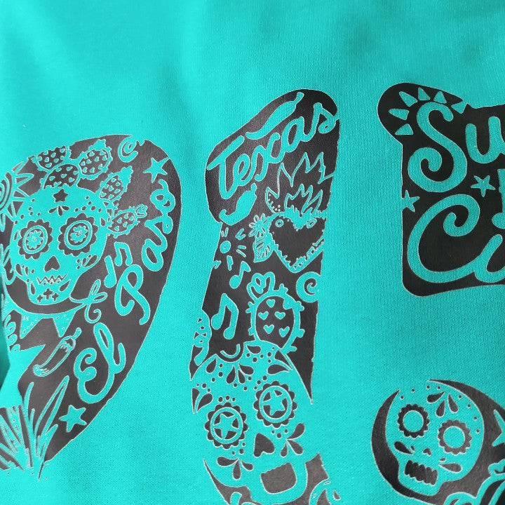 Unisex Graphic Hoodie 915 - Original Art, Cotton-Poly Blend, Front Pockets, Lightweight & Stylish - Ysleta Mission Gift Shop