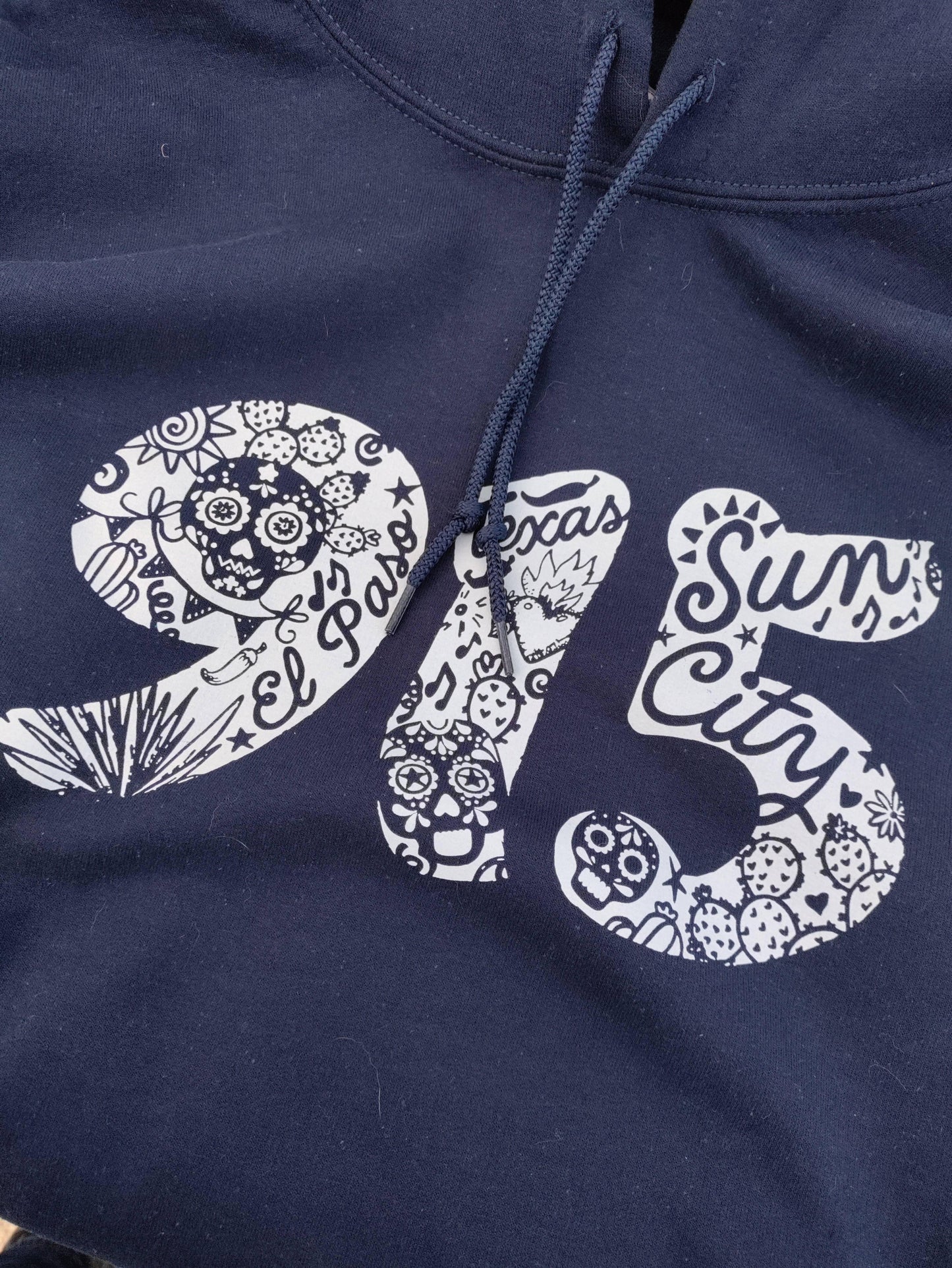 Unisex Graphic Hoodie 915 - Original Art, Cotton-Poly Blend, Front Pockets, Lightweight & Stylish - Ysleta Mission Gift Shop