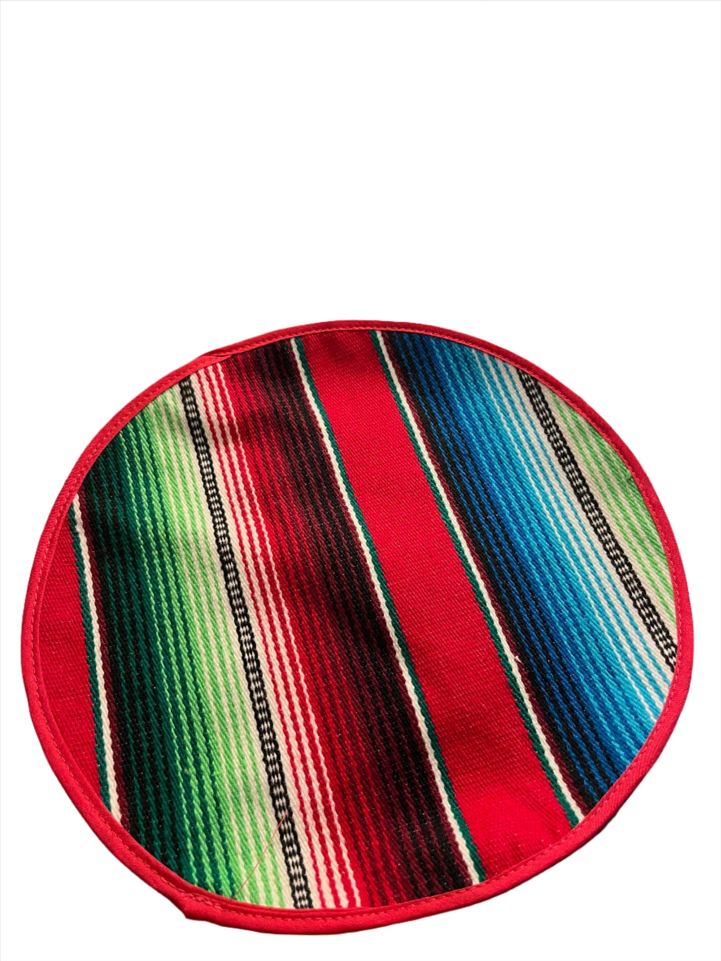 Kitchen Tortilla Warmer Cloth – Round 10", Various Colors, Made in Mexico - Ysleta Mission Gift Shop