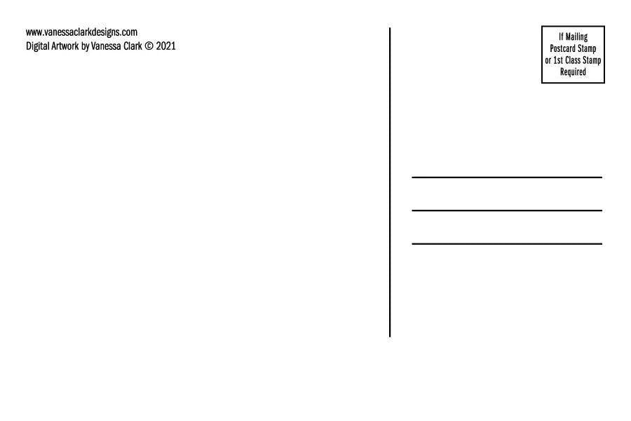 Postcard Greetings El Paso Electricity Design Cardstock 4 x 6 - Ysleta Mission Gift Shop