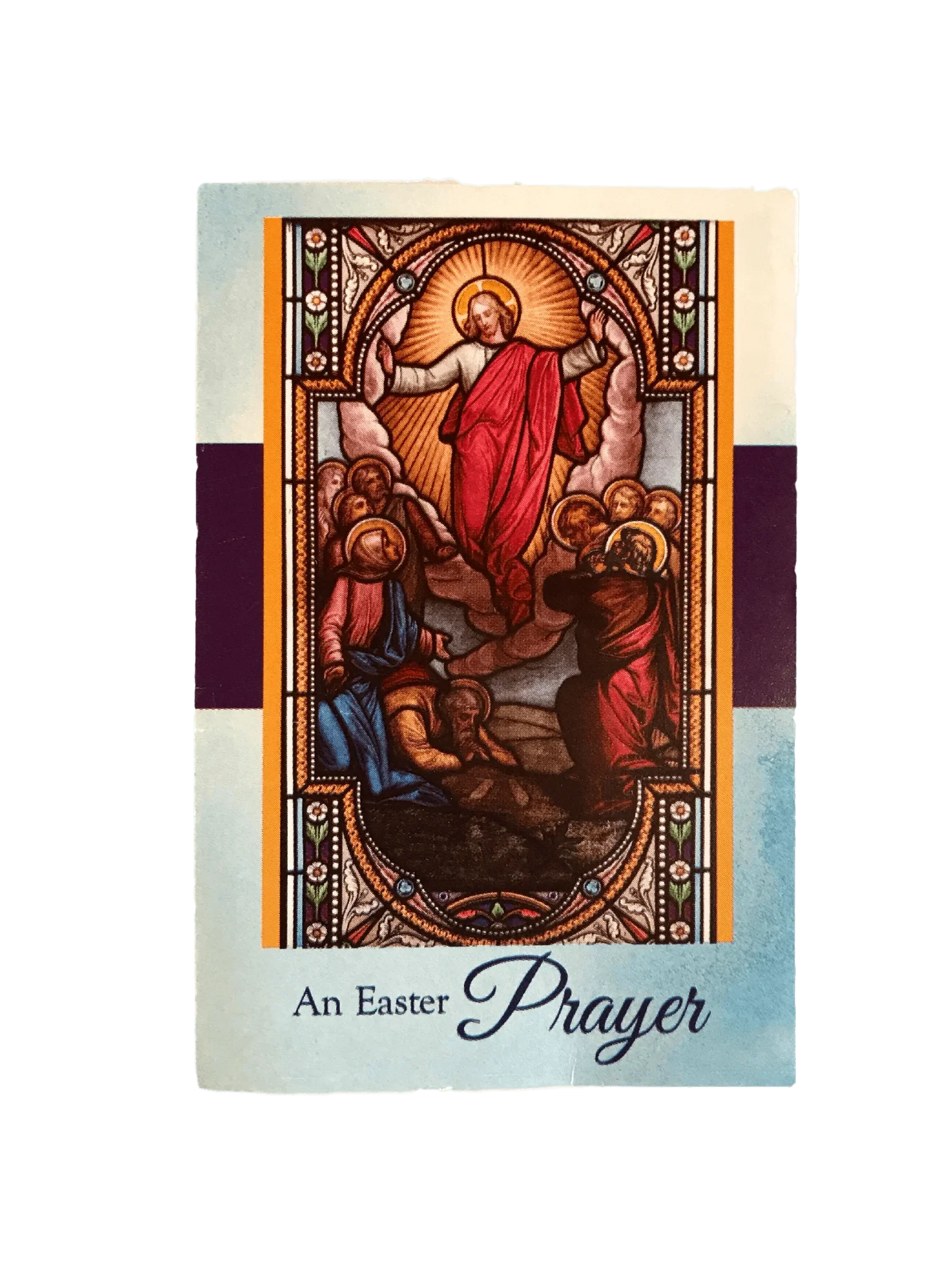 Prayer Card An Easter Prayer Lord Jesus Your Resurrection No Laminated SV-PC - Ysleta Mission Gift Shop