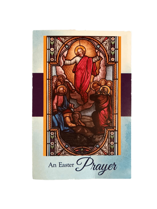 Prayer Card An Easter Prayer Lord Jesus Your Resurrection No Laminated SV-PC - Ysleta Mission Gift Shop
