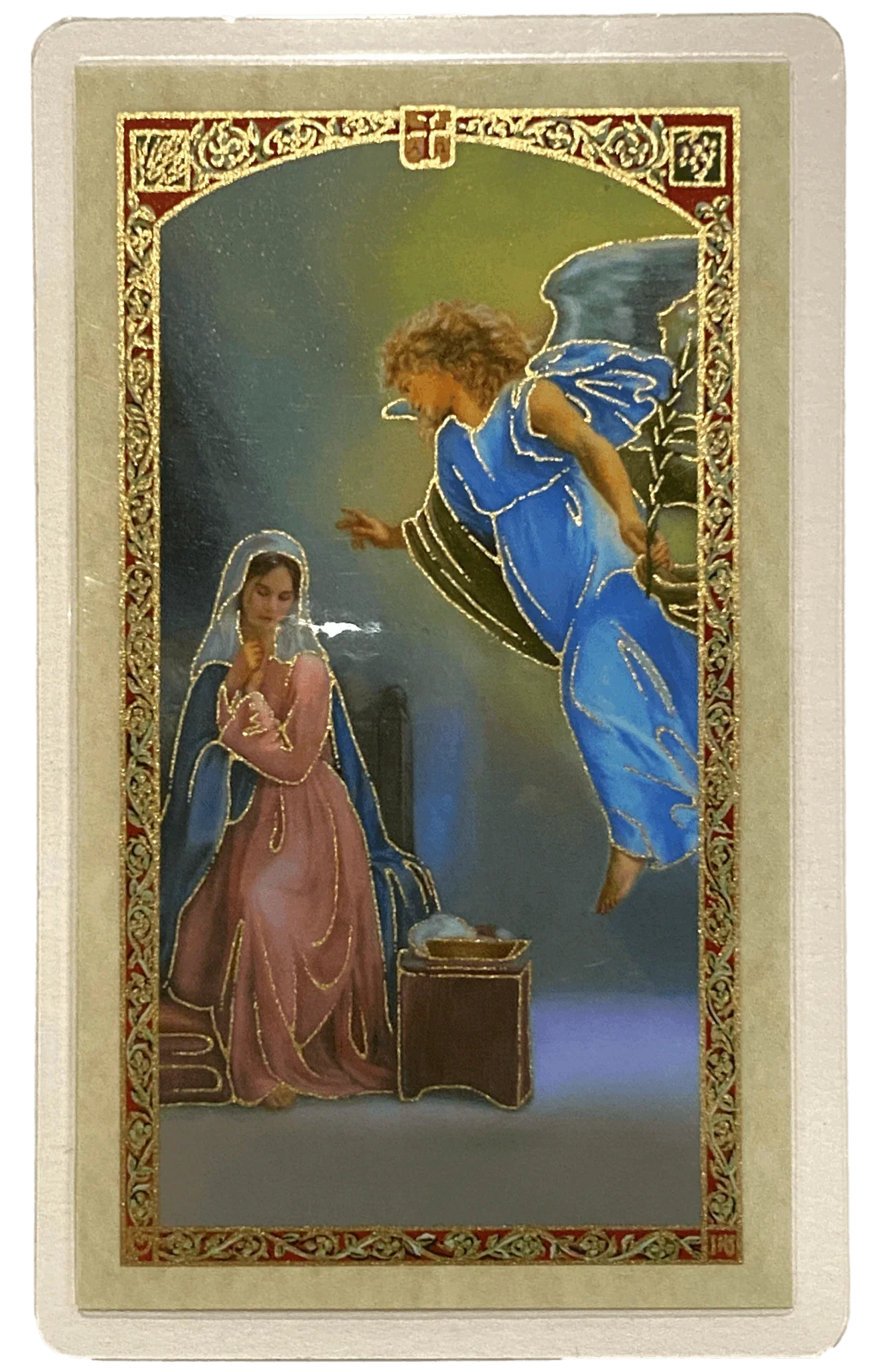 Prayer Card Arcangel Gabriel SPANISH Laminated HC9-533S - Ysleta Mission Gift Shop