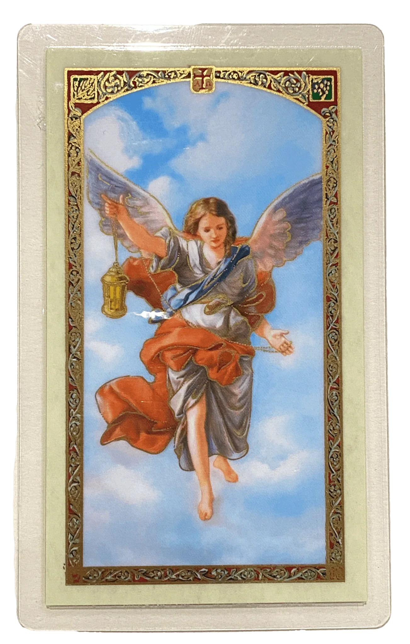 Prayer Card Arcangel Sealtiel SPANISH Laminated HC9-534S - Ysleta Mission Gift Shop