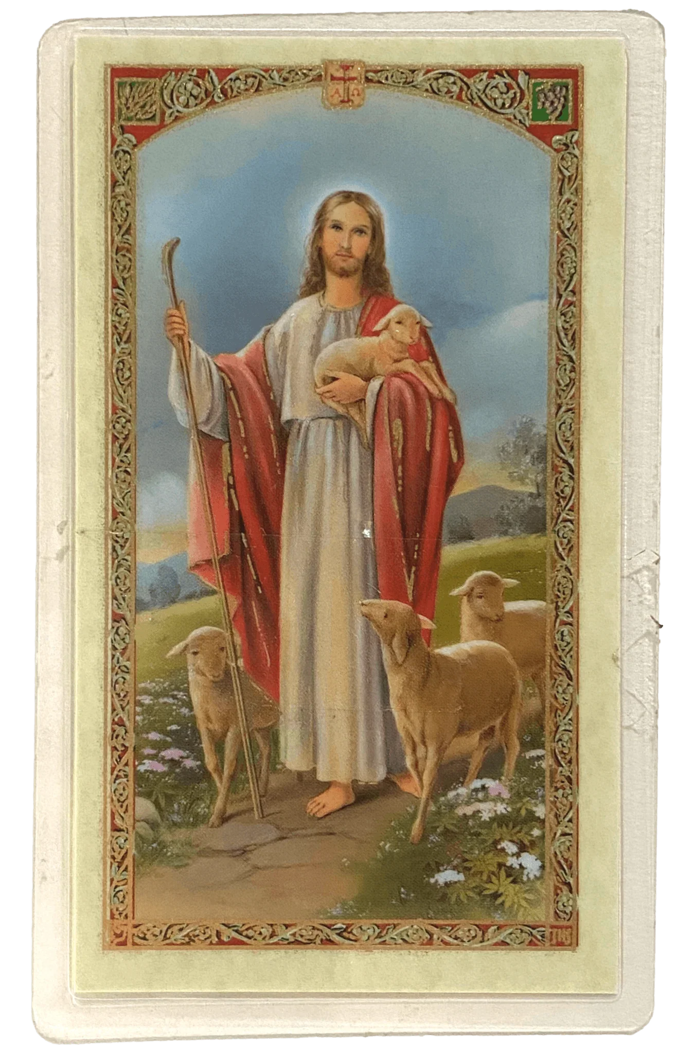 Prayer Card El Credo de Los Apostoles SPANISH Laminated HC9-082S - Ysleta Mission Gift Shop