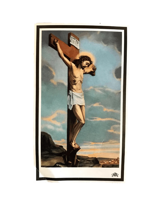 Prayer Card Prayer Before A Crucifix Laminated PC - Ysleta Mission Gift Shop